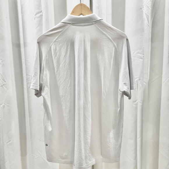 Lululelon White Sport Polo Shirt - Picture 2 of 3